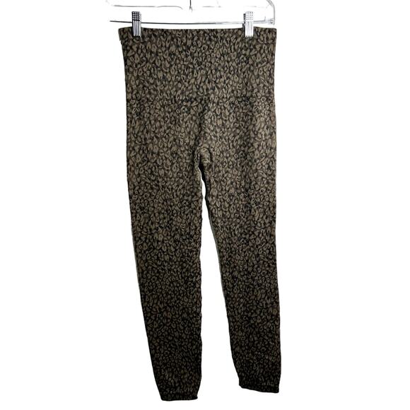Spanx Look At Me Now Seamless Leggings in Mini Leopard Womens Size Large - Picture 1 of 7